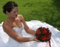 Bride on her wedding day