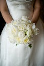 Bride holding her bouquet