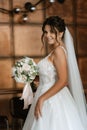 bride inside the cocktail bar