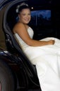 Bride in Limousine