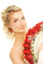 Bride with luxury bouquet