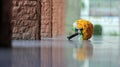 bouquet lying on the floor