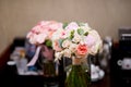 Bride s bouquet and understudy bouquet close-up Royalty Free Stock Photo