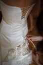 Bride's dress Royalty Free Stock Photo