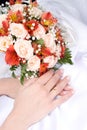 Bride's hands