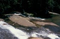 Waterfall (Cachoeira Veu da Noiva), at Itatiaia National Park, in Mantiqueira Mountains. The Itatiaia National Park