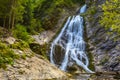 Bride`s Veil Waterfall, Cascada Valul Miresei, Apuseni, Cluj County, Romania Royalty Free Stock Photo