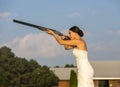 Bride with Shotgun