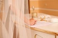 Bride signing marriage certificate, signature wedding contract Royalty Free Stock Photo