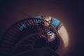 Bride on a stairs