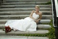 Bride on Stairway