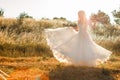 Rustic or boho outdoor wedding concept. Selective soft focus Royalty Free Stock Photo