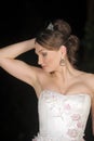 Bride with tiara Royalty Free Stock Photo