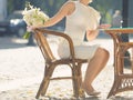 Bride on Twiggen Chair