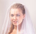 Bride with the veil
