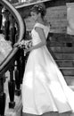 Bride in Wedding Dress Royalty Free Stock Photo