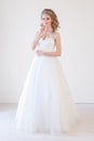 Bride wedding gown white wedding love