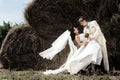 Bridegroom and bride Royalty Free Stock Photo