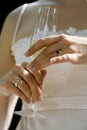 Brides hands