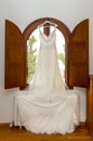 Brides wedding dress