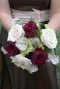 Bridesmaid with bouquet