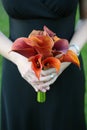 Bridesmaid With Bouquet