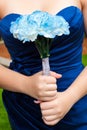 Bridesmaid with Flowers