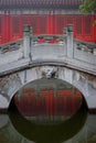 chinese traditional stone arch bridge Royalty Free Stock Photo