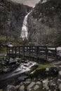 The bridge at Aber Falls Royalty Free Stock Photo