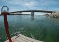 Bridge across the Colorado River, Laughlin, Nevada Royalty Free Stock Photo