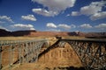 Bridge across the Colorado River in the South West Royalty Free Stock Photo