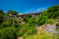 The bridge across the gorge at Laterza, Italy Royalty Free Stock Photo