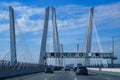 Modern highway bridge