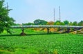 The bridge across Kuang River, Lamphun, Thailand