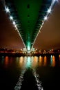 The bridge across the Moscow River Royalty Free Stock Photo