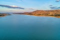 Bridge across Murray River and Lake Hume. Royalty Free Stock Photo