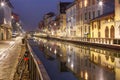 Naviglio Grande canal in Milan, Lombardia, Italy