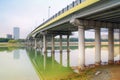 Bridge across the river Ural