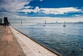 Bridge across water Royalty Free Stock Photo