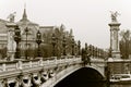 Bridge Alexander III. Paris, France. Royalty Free Stock Photo