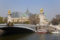 Bridge Alexander III. Paris, France. Royalty Free Stock Photo