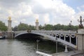 Bridge of Alexander III. Paris, France Royalty Free Stock Photo