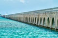 Bridge along Money Key Channel, Bahia Honda Key - Florida Royalty Free Stock Photo