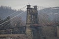 Wheeling West Virginia suspension bridge