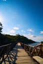 Bridge at aparallang cliffs bulukumba