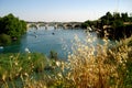 Bridge Aqueduct in Lago di Garda - Lake in Italian Mountains