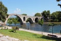 Bridge of Arta at Arachthos river Epirus Royalty Free Stock Photo