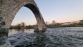 bridge of arta city greece river arahthos Royalty Free Stock Photo