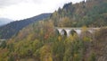 Brigde in an autumn forest