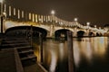 Bridge in Basel in the winter Royalty Free Stock Photo